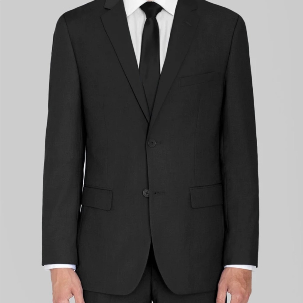 NWT Alain DuPetit Men’s 2 piece suit in Black